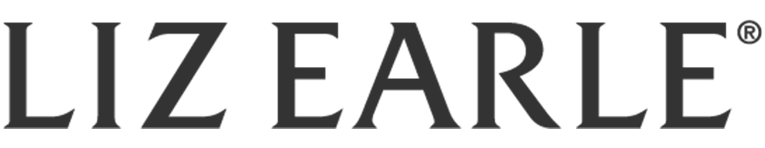 Liz Earle logo in grey