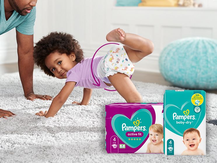 Pampers online nappy sizes