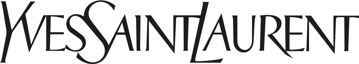 YvesSaintLaurent logo in black